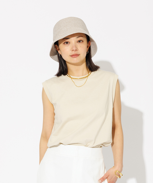 Rouge vif la cle（ルージュヴィフラクレ）の「【RUBEN】ハンドウォッシャブルバケットハット / RUS-8254（ハット・レディース・ベージュ/ブラック/グレー/ライトブラウン・フリー）」の18枚目の写真