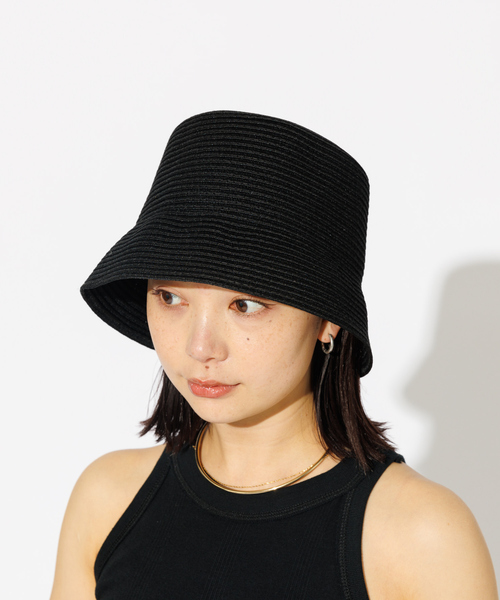 Rouge vif la cle（ルージュヴィフラクレ）の「【RUBEN】ハンドウォッシャブルバケットハット / RUS-8254（ハット・レディース・ベージュ/ブラック/グレー/ライトブラウン・フリー）」の13枚目の写真