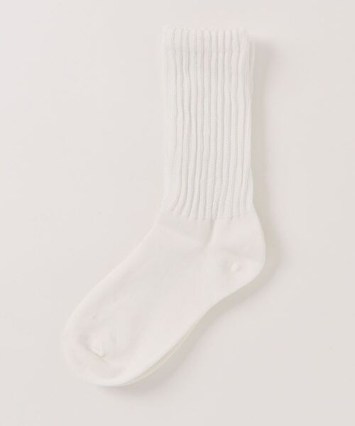 Fun & Daily（ファンアンドデイリー）の「F&D : ソフトリブシンプルソックス（ソックス/靴下・メンズ・ホワイト/グレー/ブラック/アイボリー・FREE）」の5枚目の写真