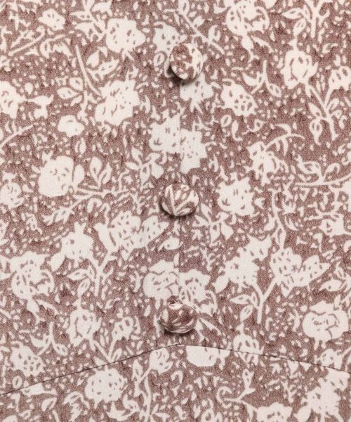 mysty woman（ミスティウーマン）の「フリルフレンチスリーブワンピ