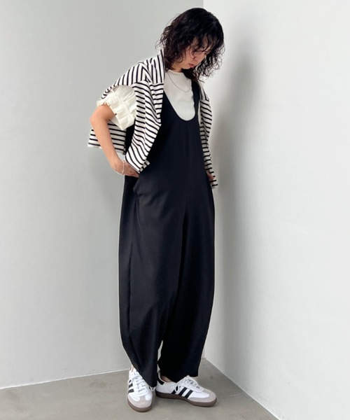 y/m（イム）の「タックスリーブドッキングトップス（Tシャツ/カットソー・レディース・ブラック/オフホワイト・FREE）」の16枚目の写真