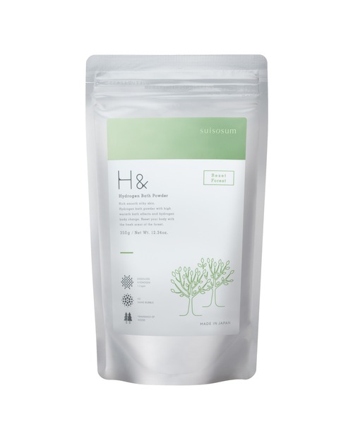 H&(ビューティー)(アッシュアンド(ビューティー))の「H& アッシュアンド 入浴剤 高濃度水素 炭酸 香り付き入浴剤 350g (10回分) 国産 計量スプーン入り(入浴剤・バスケア・レディース・その他2/その他1/その他3・ONE SIZE)」の2枚目の写真