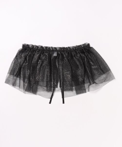 PAGEBOY（ページボーイ）の「ラメチュールフリルカラー（付け襟・レディース・ホワイト/ブラック・FREE）」の9枚目の写真