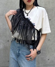 PAGEBOY | ラメチュールフリルカラー(付け襟)