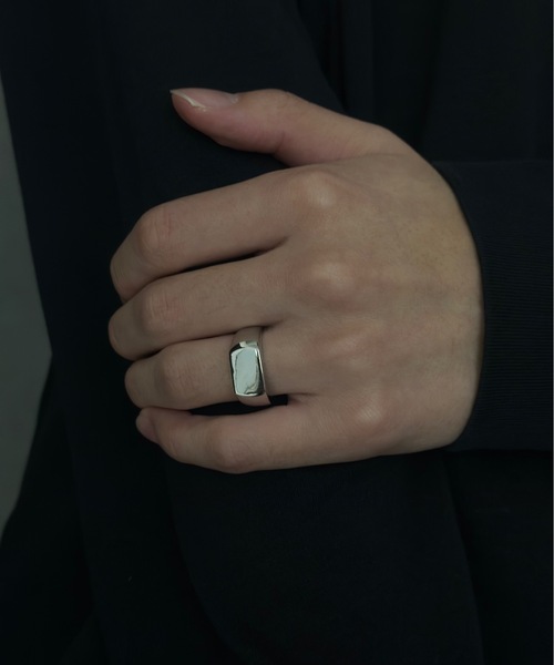 Burner（バーナー）の「【OKUOKU　0909】　シルバープレーティング　デザインリング　フリーサイズ　 / chi-ring-g2（リング・メンズ・C/D/E/F/S/T/U/V/W/A/H/J/O/Q/B/G/I/P/R/K/L/M/N/ヘザーグレー/その他/その他1/X/Y/Z/その他2/シルバー・FREE）」の20枚目の写真