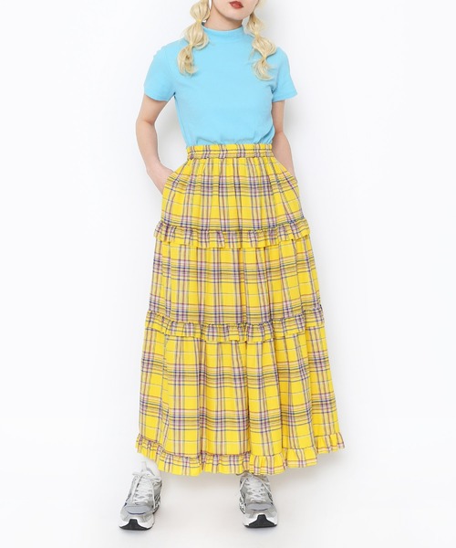 PUNYUS(プニュズ)の「パステルハイネックリブTシャツ(Tシャツ/カットソー・レディース・サックスブルー/ライトピンク/グリーン・1/2/3/4)」の5枚目の写真