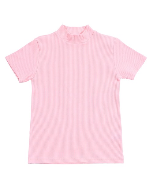 PUNYUS(プニュズ)の「パステルハイネックリブTシャツ(Tシャツ/カットソー・レディース・サックスブルー/ライトピンク/グリーン・1/2/3/4)」の20枚目の写真
