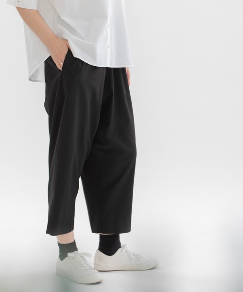 nop de nod(ノップドゥノッド)の「Pomme トロパンツ(その他パンツ・レディース・ブラック/グレー/ダークグレー・3)」の2枚目の写真