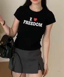 Vipoa（ヴィポア）の「FREEDOM LOGO COMPACT TEE（Tシャツ/カットソー）」