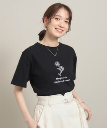 ITS'DEMO（イッツデモ）の「◆【シルエットゆったり】マーガレットプリントTシャツ（Tシャツ/カットソー）」