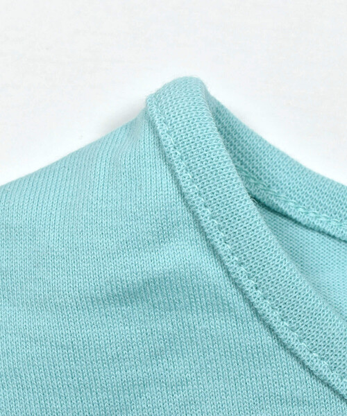 BeBe（ベベ）の「シフォンフラワー袖ラインストーンTシャツ(90~150cm)（Tシャツ/カットソー・キッズ・グリーン/オレンジ・150cm/130cm/140cm/110cm/120cm/100cm/90cm）」の13枚目の写真