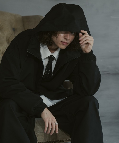 CASPER JOHN（キャスパージョン）の「Protect town parker/プロテクトタウンパーカー（パーカー・メンズ・グレー/ブラック/ブラック系・LARGE/MEDIUM/SMALL/X-SMALL）」の8枚目の写真