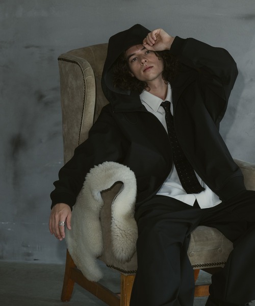 CASPER JOHN（キャスパージョン）の「Protect town parker/プロテクトタウンパーカー（パーカー・メンズ・グレー/ブラック/ブラック系・LARGE/MEDIUM/SMALL/X-SMALL）」の9枚目の写真