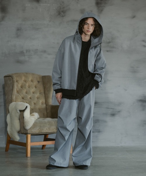 CASPER JOHN（キャスパージョン）の「Protect town parker/プロテクトタウンパーカー（パーカー・メンズ・グレー/ブラック/ブラック系・LARGE/MEDIUM/SMALL/X-SMALL）」の15枚目の写真