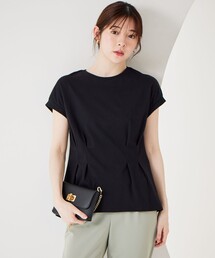 any SiS（エニィスィス）の「汗ジミ防止加工ペプラム カットソー（Tシャツ/カットソー）」