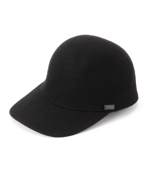 MANIERA(マニエラ)の「MANIERA(マニエラ) FELT CAP(キャップ・レディース・ブラック・SMALL)」の1枚目の写真