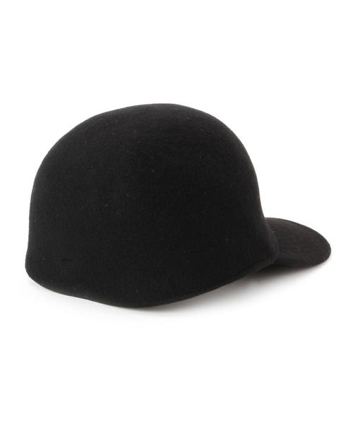 MANIERA(マニエラ)の「MANIERA(マニエラ) FELT CAP(キャップ・レディース・ブラック・SMALL)」の3枚目の写真