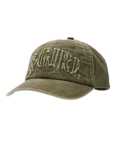 X-girl（エックスガール）の「ARCH LOGO 6PANEL CAP（キャップ・レディース・ブラック/オリーブ/バーガンディー・ONE SIZE）」の13枚目の写真