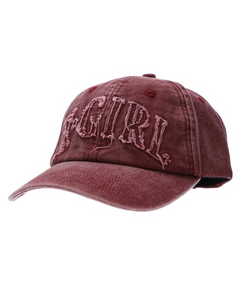 X-girl（エックスガール）の「ARCH LOGO 6PANEL CAP（キャップ・レディース・ブラック/オリーブ/バーガンディー・ONE SIZE）」の14枚目の写真
