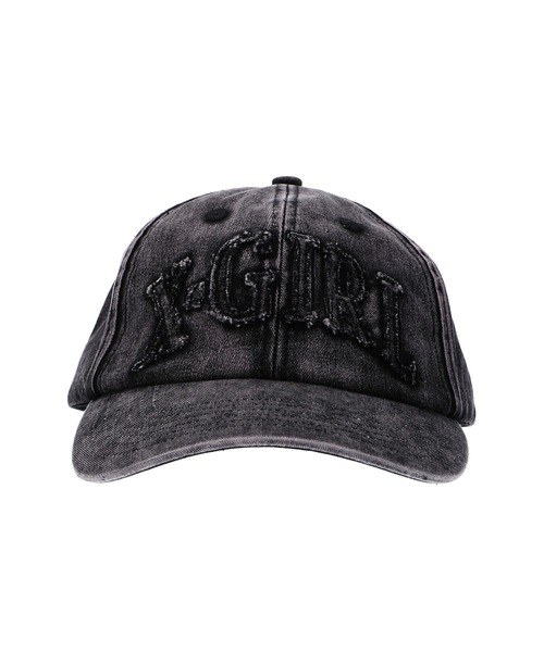 X-girl（エックスガール）の「ARCH LOGO 6PANEL CAP（キャップ・レディース・ブラック/オリーブ/バーガンディー・ONE SIZE）」の16枚目の写真