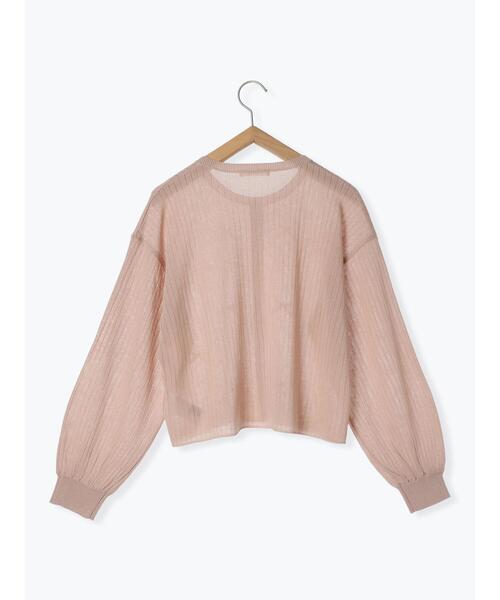 ehka sopo（エヘカソポ）の「リボンいっぱいカーディガン（カーディガン/ボレロ・レディース・オフホワイト/グレー/ブラック/ピンク・F）」の10枚目の写真