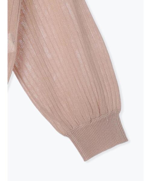 ehka sopo（エヘカソポ）の「リボンいっぱいカーディガン（カーディガン/ボレロ・レディース・オフホワイト/グレー/ブラック/ピンク・F）」の12枚目の写真