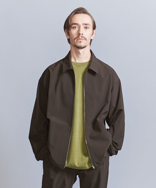 BEAUTY&YOUTH UNITED ARROWS（ビューティーアンドユースユナイテッドアローズ）の「360°MASTER ハリントン ジャケット - セットアップ対応 ストレッチ ウォッシャブル マルチ機能 -（ナイロンジャケット・メンズ・ネイビー/ダークブラウン/ブラック・XL/L/M/S）」の18枚目の写真