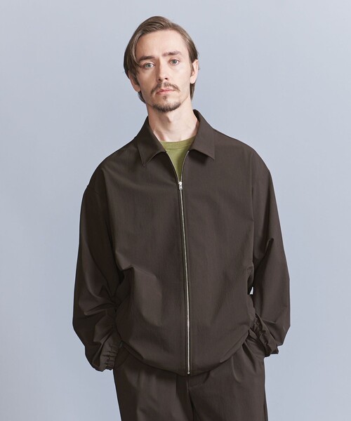 BEAUTY&YOUTH UNITED ARROWS（ビューティーアンドユースユナイテッドアローズ）の「360°MASTER ハリントン ジャケット - セットアップ対応 ストレッチ ウォッシャブル マルチ機能 -（ナイロンジャケット・メンズ・ネイビー/ダークブラウン/ブラック・XL/L/M/S）」の19枚目の写真