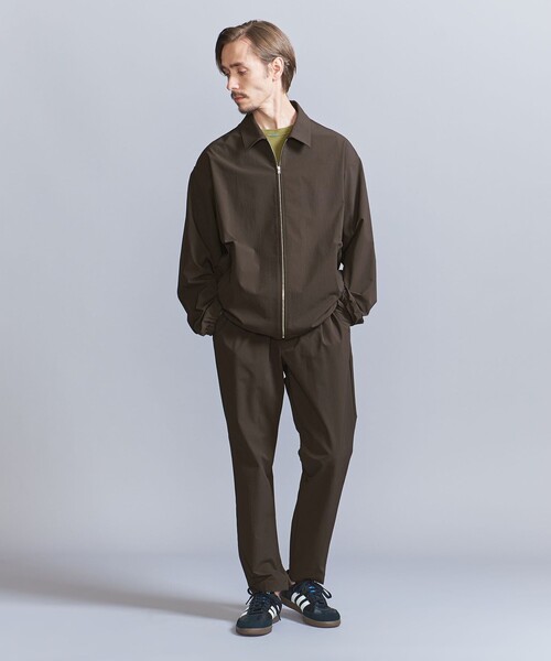 BEAUTY&YOUTH UNITED ARROWS（ビューティーアンドユースユナイテッドアローズ）の「360°MASTER ハリントン ジャケット - セットアップ対応 ストレッチ ウォッシャブル マルチ機能 -（ナイロンジャケット・メンズ・ネイビー/ダークブラウン/ブラック・XL/L/M/S）」の21枚目の写真