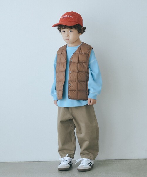 Gramicci（グラミチ）の「【別注】＜GRAMICCI＞バルーンパンツ / キッズ 100cm-130cm（チノパンツ・キッズ・ダークグリーン/ネイビー/モカ・130cm/120cm/110cm/100cm）」の4枚目の写真