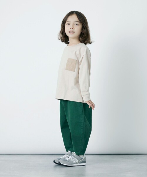 Gramicci（グラミチ）の「【別注】＜GRAMICCI＞バルーンパンツ / キッズ 100cm-130cm（チノパンツ・キッズ・ダークグリーン/ネイビー/モカ・130cm/120cm/110cm/100cm）」の7枚目の写真