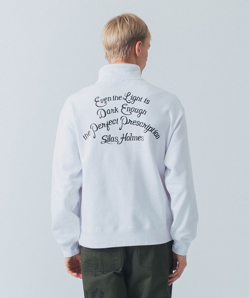 【セール】SCRIPT HALF ZIP SWEATSHIRT(スウェット)|SILAS(サイラス) 【セール】SCRIPT HALF ZIP SWEATSHIRT(スウェット)|SILAS(サイラス)