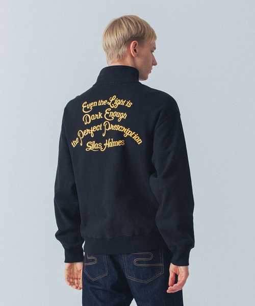 【セール】SCRIPT HALF ZIP SWEATSHIRT(スウェット)|SILAS(サイラス) 【セール】SCRIPT HALF ZIP SWEATSHIRT(スウェット)|SILAS(サイラス)
