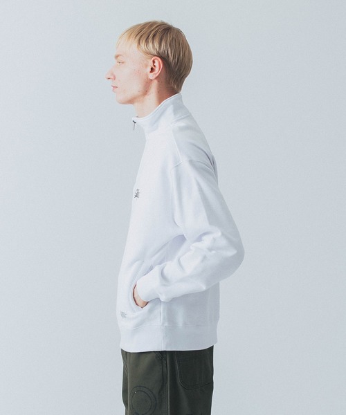 【セール】SCRIPT HALF ZIP SWEATSHIRT(スウェット)|SILAS(サイラス) 【セール】SCRIPT HALF ZIP SWEATSHIRT(スウェット)|SILAS(サイラス)
