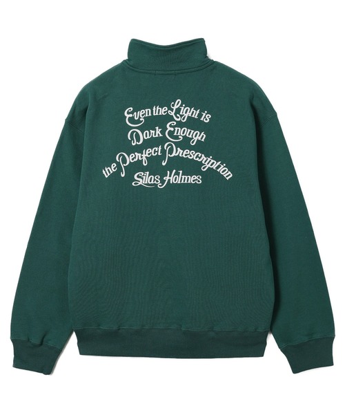 【セール】SCRIPT HALF ZIP SWEATSHIRT(スウェット)|SILAS(サイラス) 【セール】SCRIPT HALF ZIP SWEATSHIRT(スウェット)|SILAS(サイラス)