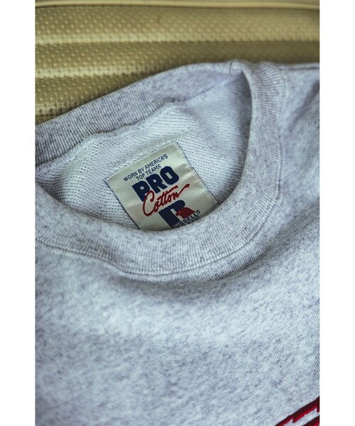 Russell Athletic（ラッセルアスレティック）の「RUSSELL ATHLETIC / 別注 USA クルーネック スウェット（スウェット・メンズ・グレー/ネイビー/ブラック・L/M/S/XL）」の6枚目の写真