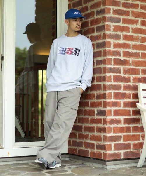 新品 ミスターハリウッド ラッセル クルーネック スウェット 36 64GJ7004 NEW WEAVE\u201d  × Champion│