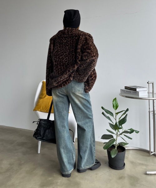 SHAGGIE（シャギー）の「オーロラストーン付きダメージ入りヴィンテージルーズデニムパンツ（デニムパンツ・レディース・ライトブルー/ブルー/グレー・XS/M/S）」の22枚目の写真
