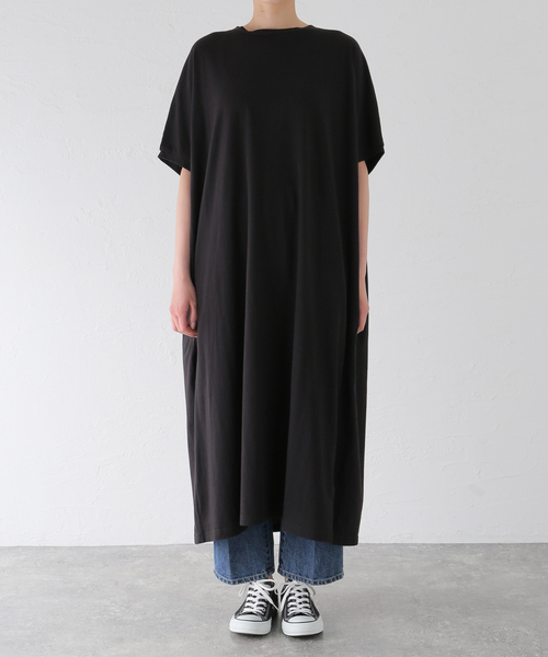 JOURNAL STANDARD LUXE(ジャーナルスタンダード ラックス)の「オーガニックコットン ワンピース(ワンピース・レディース・ホワイト/ブラック・FREE)」の10枚目の写真