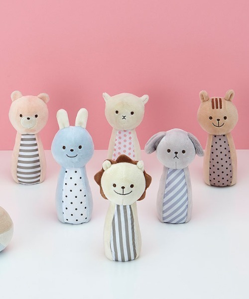 BIRTHDAY BAR（バースデイバー）の「Marshmallow Bowling ボウリング（ベビーギフト・キッズ・ピンク・0）」の6枚目の写真