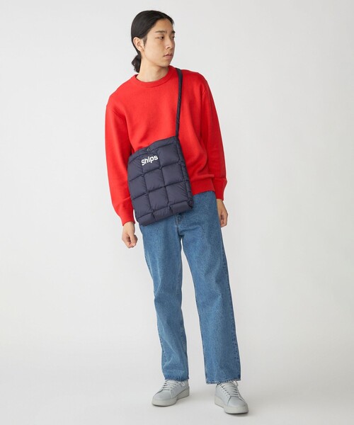 TAION（タイオン）の「【WEB限定/SHIPS別注】TAION: ダウン スクエア ショルダー バッグ（ショルダーバッグ・メンズ・ベージュ/グリーン/ブラック/イエロー系/ネイビー・ONE SIZE）」の15枚目の写真