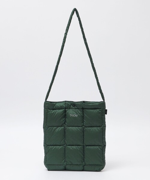 TAION（タイオン）の「【WEB限定/SHIPS別注】TAION: ダウン スクエア ショルダー バッグ（ショルダーバッグ・メンズ・ベージュ/グリーン/ブラック/イエロー系/ネイビー・ONE SIZE）」の20枚目の写真