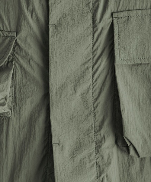 RAGEBLUE（レイジブルー）の「ユーティリティーBIGワークシャツ（シャツ/ブラウス・レディース・ブラック/オリーブ・FREE）」の8枚目の写真