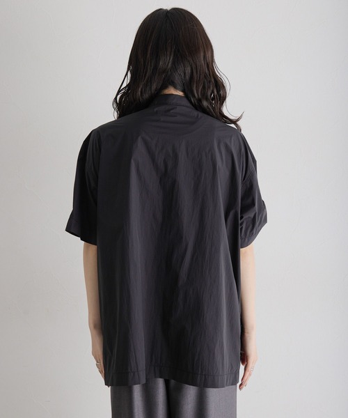 RAGEBLUE（レイジブルー）の「ユーティリティーBIGワークシャツ（シャツ/ブラウス・レディース・ブラック/オリーブ・FREE）」の18枚目の写真