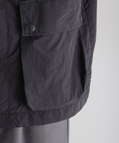 RAGEBLUE（レイジブルー）の「ユーティリティーBIGワークシャツ（シャツ/ブラウス・レディース・ブラック/オリーブ・FREE）」の12枚目の写真