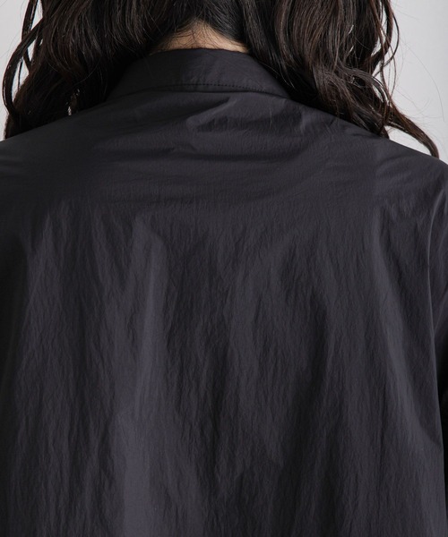 RAGEBLUE（レイジブルー）の「ユーティリティーBIGワークシャツ（シャツ/ブラウス・レディース・ブラック/オリーブ・FREE）」の11枚目の写真