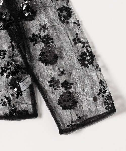 【セール】quaranciel:〈手洗い可能〉スパンコール 刺繍 レース ブラウス（シャツ/ブラウス）｜quaranciel（カランシエル）