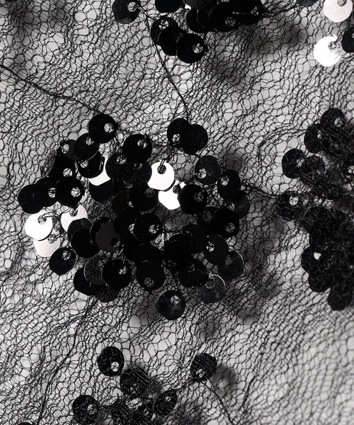 【セール】quaranciel:〈手洗い可能〉スパンコール 刺繍 レース ブラウス（シャツ/ブラウス）｜quaranciel（カランシエル）