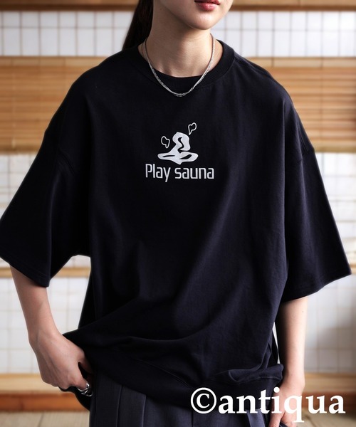 antiqua（アンティカ）の「裏毛ロゴプルオーバー（スウェット・レディース・ホワイト/ブラック・R/P）」の4枚目の写真