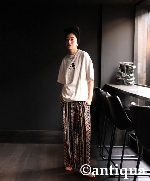 antiqua（アンティカ）の「裏毛ロゴプルオーバー（スウェット・レディース・ホワイト/ブラック・R/P）」の18枚目の写真